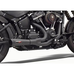POT D'ÉCHAPPEMENT 2IN1 BASSANI RIPPER SHORT 49C NOIR HARLEY DAVIDSON FLSB SPORT GLIDE 2018-2024