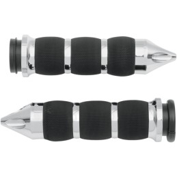 MANOPOLE AVON AIR CUSHION SPIKE NERO/CROMO HARLEY DAVIDSON FLH FLT TOURING 17-24