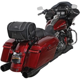 TRAVEL ROUTE 1 BAG NR-210 FOR SISSYBAR CUSTOM MOTORCYCLE AND HARLEY DAVIDSON
