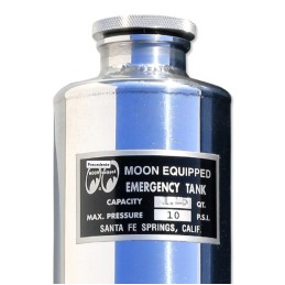 ORIGINAL MOONEYES 1000 CC POLISHED EMERGENCY TANK FOR MOTORCYCLES