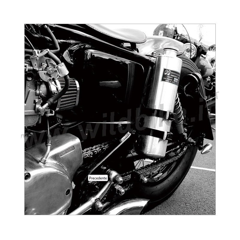 RÉSERVOIR D'URGENCE ORIGINAL MOONEYES 1000 CC INOX POUR MOTOS