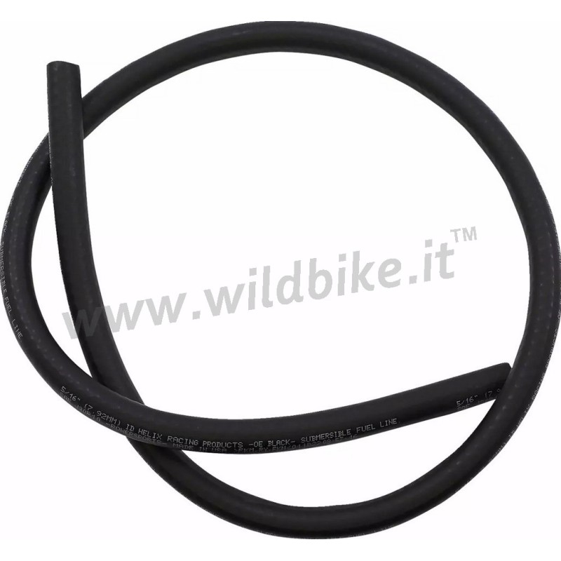 SCHWARZER BENZINKRAFTSTOFFSCHLAUCH INJEKTION 12,7-7,9 MM FÜR MOTORRADTANK