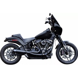 AUSPUFFANLAGE S&S RACE QUALIFIER SCHWARZ 2IN1 HARLEY DAVIDSON SOFTAIL 2018-2024