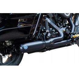 EXHAUST SYSTEM S&S RACE QUALIFIER 2-IN-1 BLACK HARLEY DAVIDSON FLH FLT TOURING 2017-2024