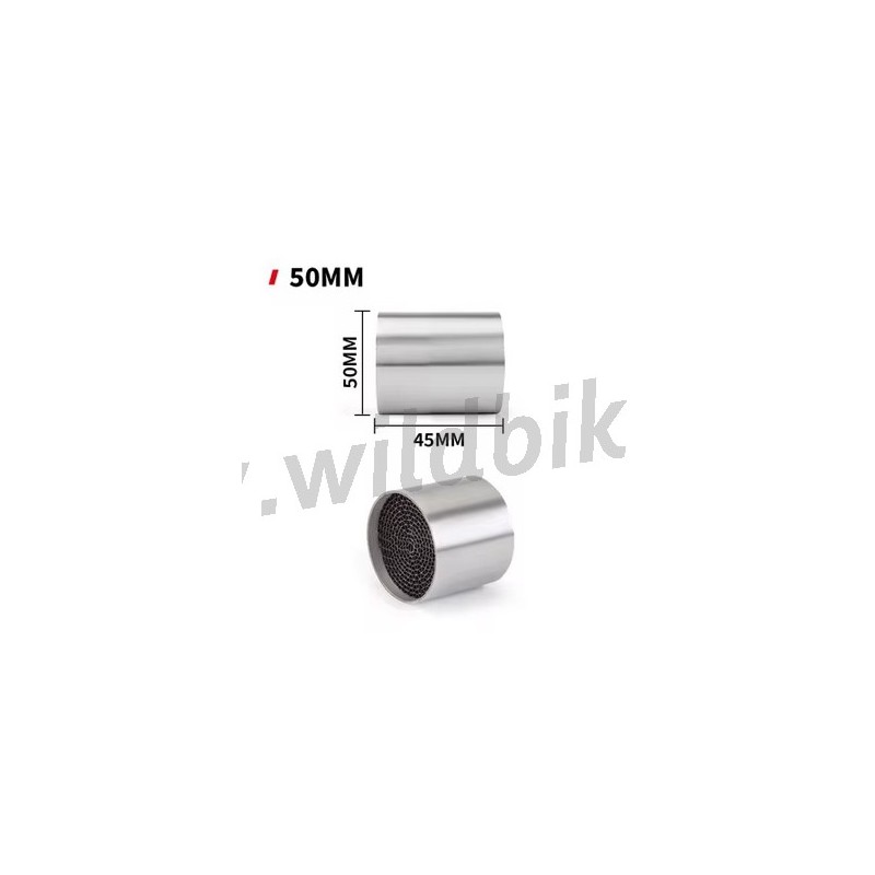 INSERTO CATALIZZATORE DB KILLER 50 MM PER SCARICHI MARMITTE MOTO E HARLEY DAVIDSON