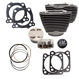 copy of S&S SCHWARZES KIT AUS BIG BORE ZYLINDERN UND KOLBEN 132" HARLEY DAVIDSON TOURING M-EIGHT 17-24