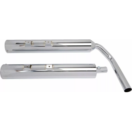 ECHAPPEMENTS COBRA TRI FLO STRAIGHT 4" CHROME POUR KAWASAKI VN 1700 VOYAGER/NOMAD