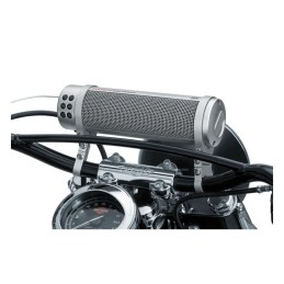 AUDIO SYSTEM SOUND BAR ROAD THUNDER PLUS 300 W SILVER MOTORCYCLE AND HARLEY DAVIDSON