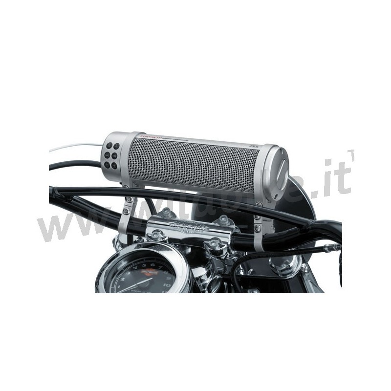 AUDIO SYSTEM SOUND BAR ROAD THUNDER PLUS 300 W SILVER MOTORCYCLE AND HARLEY DAVIDSON