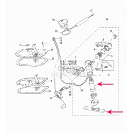 KRAFTSTOFFPUMPE OEM 75218-04D EFI EINSPRITZUNG HARLEY DAVIDSON VRSC V-ROD 2004-2017