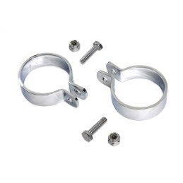 COLLARI MORSETTI DI ATTACCO CORTI DA 1 7/8" SCARICHI MOTO CUSTOM E HARLEY DAVIDSON