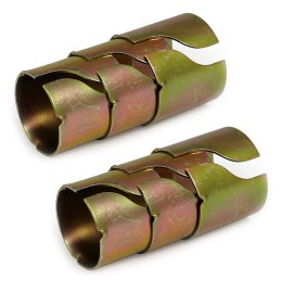 UNIVERSAL FISHTAIL 36" CHROME EXHAUSTS FOR CUSTOM MOTORCYCLES AND HARLEY DAVIDSON