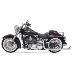 UNIVERSAL FISHTAIL 36" CHROME EXHAUSTS FOR CUSTOM MOTORCYCLES AND HARLEY DAVIDSON