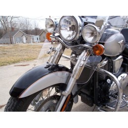 PARABREZZA DEFLETTORI PARAGAMBE FORCELLA YAMAHA XVS 950/1300 MIDNIGHT STAR 07-15