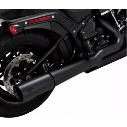 EXHAUST 2-INTO-1 VANCE & HINES PRO PIPE BLACK HARLEY DAVIDSON SOFTAIL 2018-2024
