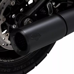EXHAUST 2-INTO-1 VANCE & HINES PRO PIPE BLACK HARLEY DAVIDSON SOFTAIL 2018-2024