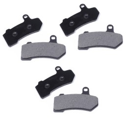 SET BRAKE PAD DRAG ORGANIC KEVLAR® HARLEY DAVIDSON FLH FLT TOURING 2008-2024