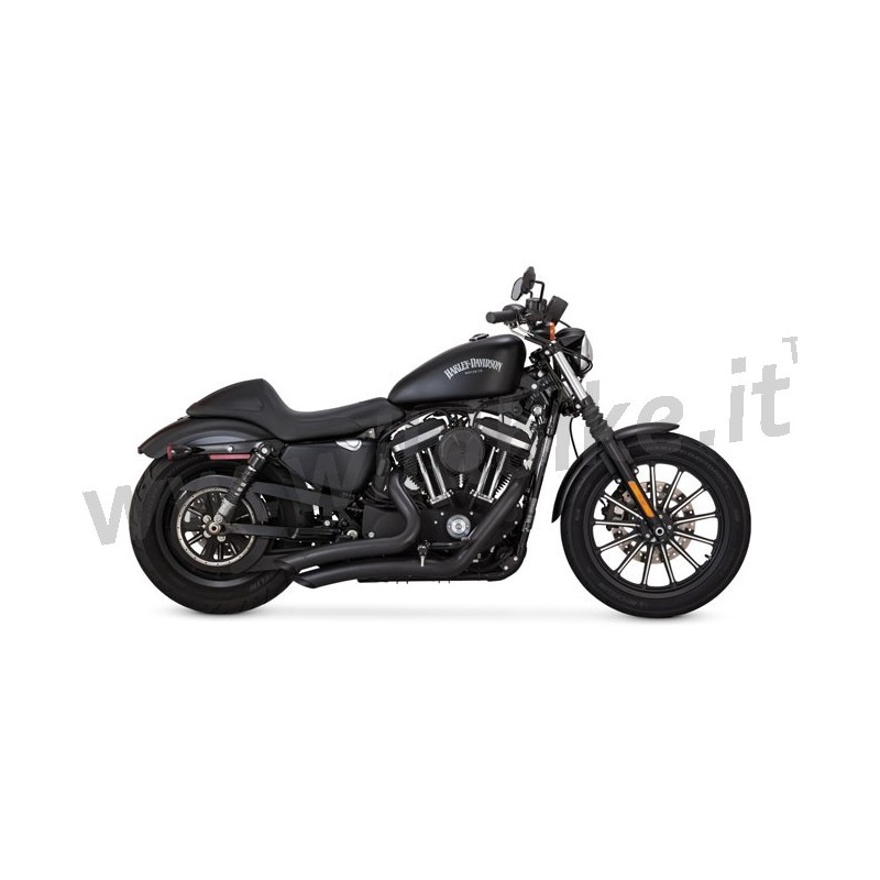 SCARICHI VANCE & HINES BIG RADIUS NERI HARLEY DAVIDSON XL SPORTSTER 14-21