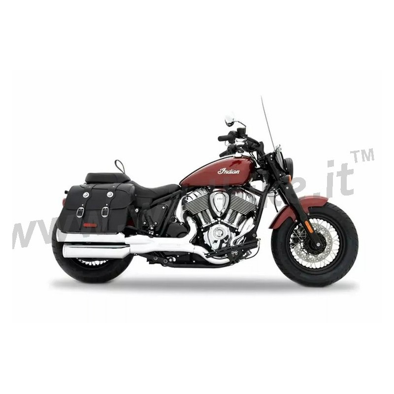 POTS ÉCHAPPEMENTS SLIP-ON RINEHART 4" OD CHROME INDIAN CHIEF 2021-2026