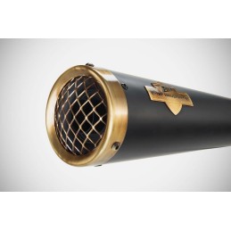 AUSPUFF SYSTEM 2IN1 ZARD 120TH LE EU ZUGELASSEN HARLEY DAVIDSON FLH FLT TOURING 17-24