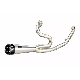 FULL 2IN1 EXHAUST ZARD INOX EU APPROVED HARLEY DAVIDSON FLH FLT TOURING 17-24