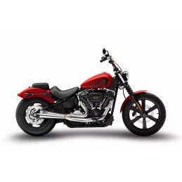FULL 2IN1 EXHAUST ZARD INOX EU APPROVED HARLEY DAVIDSON SOFTAIL FX M-EIGHT 18-24