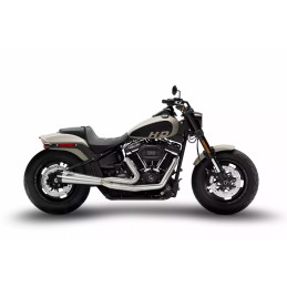 FULL 2IN1 EXHAUST ZARD INOX EU APPROVED HARLEY DAVIDSON SOFTAIL FX M-EIGHT 18-24