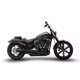 SYSTEME D'ÉCHAPPEMENT COMPLET 2EN1 ZARD NOIR APPROUVÉ EU HARLEY DAVIDSON SOFTAIL FX M-EIGHT 18-24