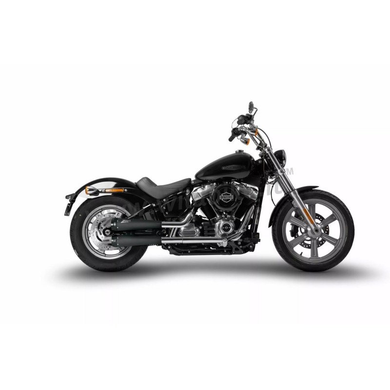 POT D'ÉCHAPPEMENTS SLIP-ON ZARD MEGAPHONE NOIR APPROUVÉ EU HARLEY DAVIDSON SOFTAIL FX M-EIGHT 18-24