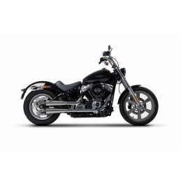 EXHAUST MUFFLERS SLIP-ON ZARD MEGAPHONE INOX/BLACK EU APPROVED HARLEY DAVIDSON SOFTAIL FX M-EIGHT 18-24