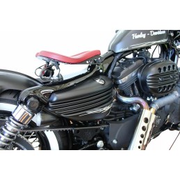 COUVERTURES LATÉRAUX CULT WERK BOBBER NOIR BRILLANT HARLEY DAVIDSON XL SPORTSTER 04-13
