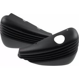 RAW BLACK SIDE COVERS CULT WERK BOBBER HARLEY DAVIDSON XL SPORTSTER  04-13