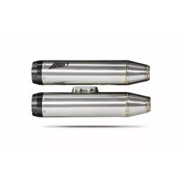 POT D'ÉCHAPPEMENTS SLIP-ON ZARD AVION INOX/NOIR APPROUVÉ EU HARLEY DAVIDSON SOFTAIL FX M-EIGHT 18-24