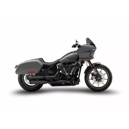 BLACK EXHAUST MUFFLERS SLIP-ON ZARD AVION EU APPROVED HARLEY DAVIDSON SOFTAIL FX M-EIGHT 18-24