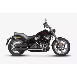 POT D'ÉCHAPPEMENTS SLIP-ON ZARD AVION NOIR/BRONZE APPROUVÉ EU HARLEY DAVIDSON SOFTAIL FX M-EIGHT 18-24