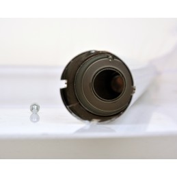 QUIET BAFFLE DB KILLER 48 MM SHORT EXHAUST MUFFLERS MOTORCYCLE AND HARLEY DAVIDSON