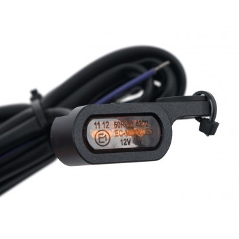 MINI CLIGNOTANTS NOIR DRAG LED AMBRE EU APPROUVÉ POUR GUIDON HARLEY DAVIDSON VRSC V-ROD '09-'17