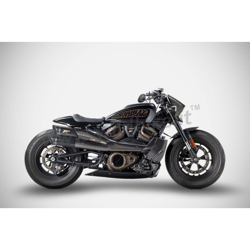 AUSPUFF ZARD GT EU-ZULASSUNG SCHWARZ HARLEY DAVIDSON RH 1250 S ABS SPORTSTER 2021-25