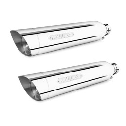 AUSPUFF SCHALLDÄMPFER MILLER SILVERADO II SC EU-ZUGELASSEN POLIERT HARLEY DAVIDSON XL SPORTSTER 14-16