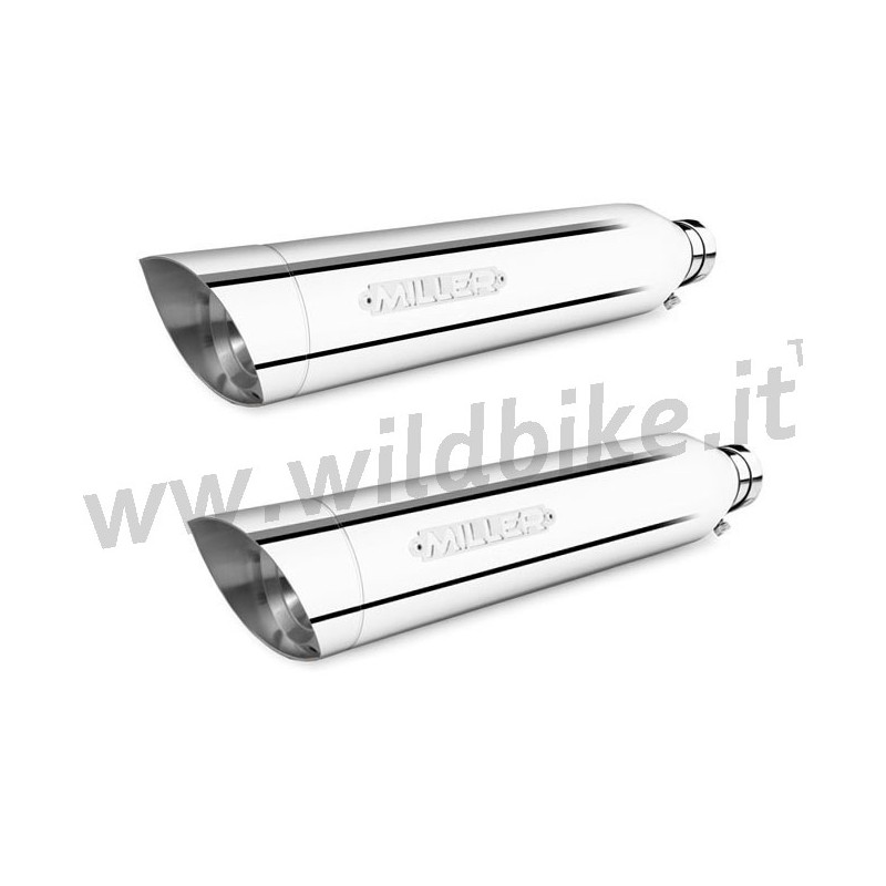 POT D'ÉCHAPPEMENTS MILLER SILVERADO II SC POLI APPROUVÉ UE HARLEY DAVIDSON XL SPORTSTER 14-16