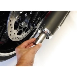 POT D'ÉCHAPPEMENTS POLI MILLER HUNTER SC APPROUVÉ UE HARLEY DAVIDSON FLS SOFTAIL SLIM 12-17