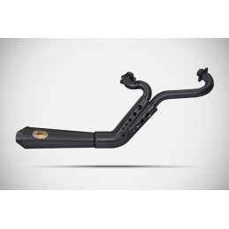 BLACK EXHAUST 2INTO1 ZARD SPORT RACING EU APPROVED HARLEY DAVIDSON XL SPORTSTER 14-16