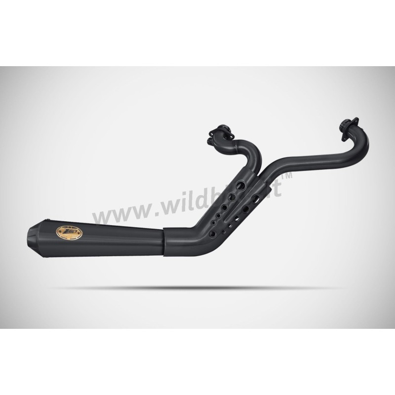 ÉCHAPPEMENT ZARD 2EN1 SPORT RACING NOIR APPROUVÉ UE HARLEY DAVIDSON XL SPORTSTER 14-16
