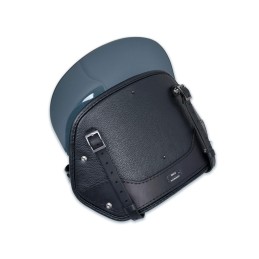 PARE-BRISE EN CUIR NOIR MCJ HARLEY DAVIDSON SOFTAIL FXFB FAT BOB 2018-24