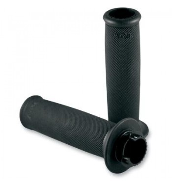 MANOPOLE CUSTOM NERE APERTE DA 22 MM. PER MOTO 