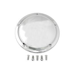 COPERCHIO FRIZIONE A RILIEVO LISCIO CROMATO HARLEY DAVIDSON TWIN CAM 99-17