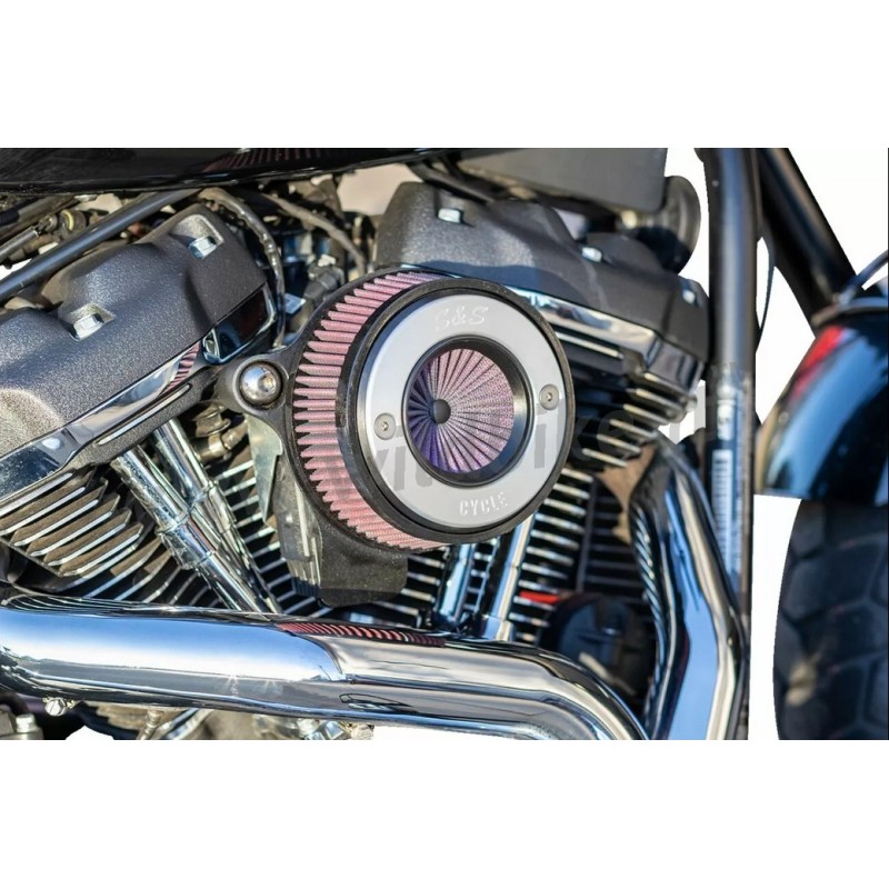 FILTRE A AIR S&S AIR STEALTH STINGER™ CHROME HARLEY DAVIDSON SOFTAIL M-EIGHT 18-24
