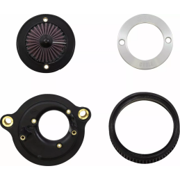 CHROME AIR CLEANER S&S AIR STEALTH STINGER™ HARLEY DAVIDSON SOFTAIL M-EIGHT 18-24