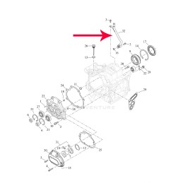 TUBO DI RITORNO DELL'OLIO TESTATA CILINDRO 62700182 HARLEY DAVIDSON SOFTAIL M-EIGHT 18-24