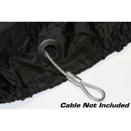 DEFENDER DELUXE MOTORCYCLE COVER GREY/BLACK